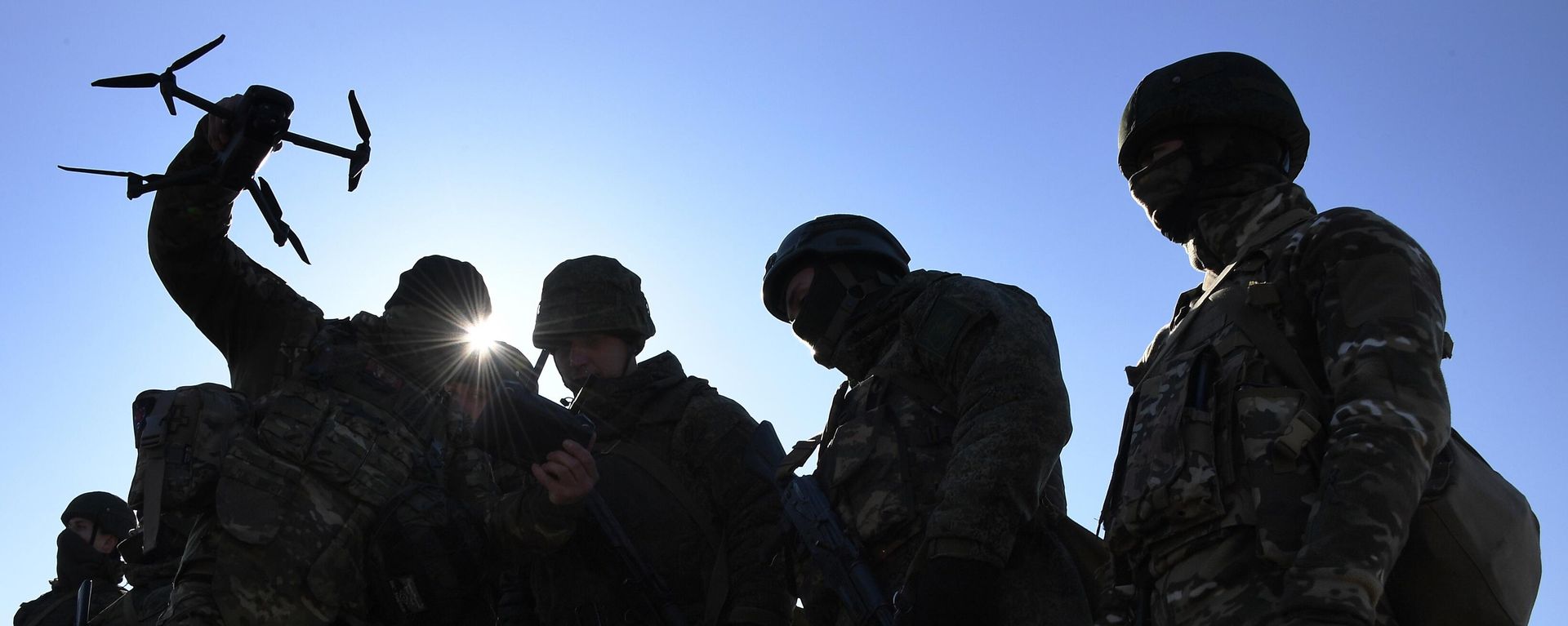 Combat training at Bamburovo Marine Corps training grounds. - Sputnik International, 1920, 08.02.2024