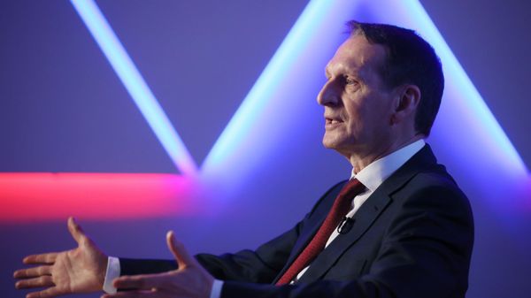 Russian Foreign Intelligence Service head Sergei Naryshkin gives an interview to RIA Novosti - Sputnik International
