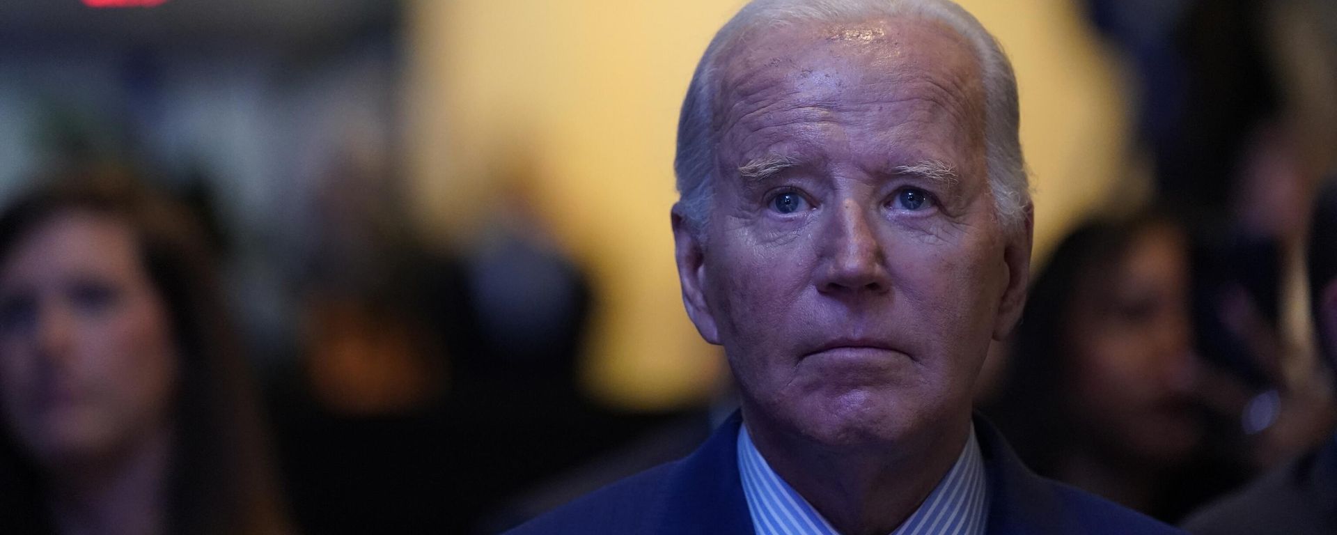 US President Joe Biden listens to speakers during the South Carolina’s First in the Nation Dinner at the South Carolina State Fairgrounds in Columbia, South Carolina, on January 27, 2024 US President Joe Biden listens to speakers during the South Carolina’s First in the Nation Dinner at the South Carolina State Fairgrounds in Columbia, South Carolina, on January 27, 2024 - Sputnik International, 1920, 12.02.2024