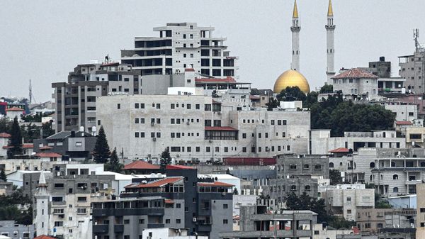 A view shows buildings and rooftops in the Palestinian city of Qalqilya in West Bank A view shows buildings and rooftops in the Palestinian city of Qalqilya in West Bank - Sputnik International