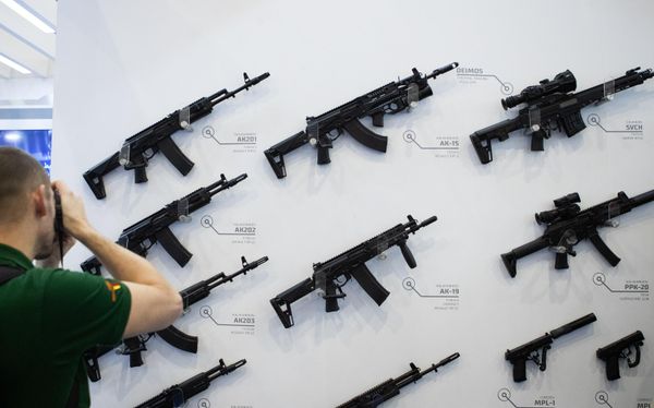 Kalashnikov Concern's stand at the World Defense Show-2024. - Sputnik International