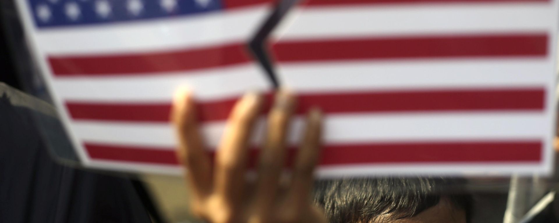 A Muslim youth holds up a defaced U.S. flag during an anti-Israel protest marking the International Al-Quds Day outside the U.S. Embassy in Jakarta, Indonesia, Friday, Aug. 2, 2013 A Muslim youth holds up a defaced U.S. flag during an anti-Israel protest marking the International Al-Quds Day outside the U.S. Embassy in Jakarta, Indonesia, Friday, Aug. 2, 2013 - Sputnik International, 1920, 05.09.2024