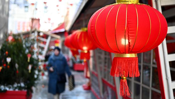 Lanterns at the Chinese New Year in Moscow festival. - Sputnik International