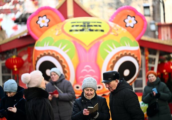 The centerpiece of this year's festivities is a dragon – more specifically, the Greenwood Dragon. - Sputnik International