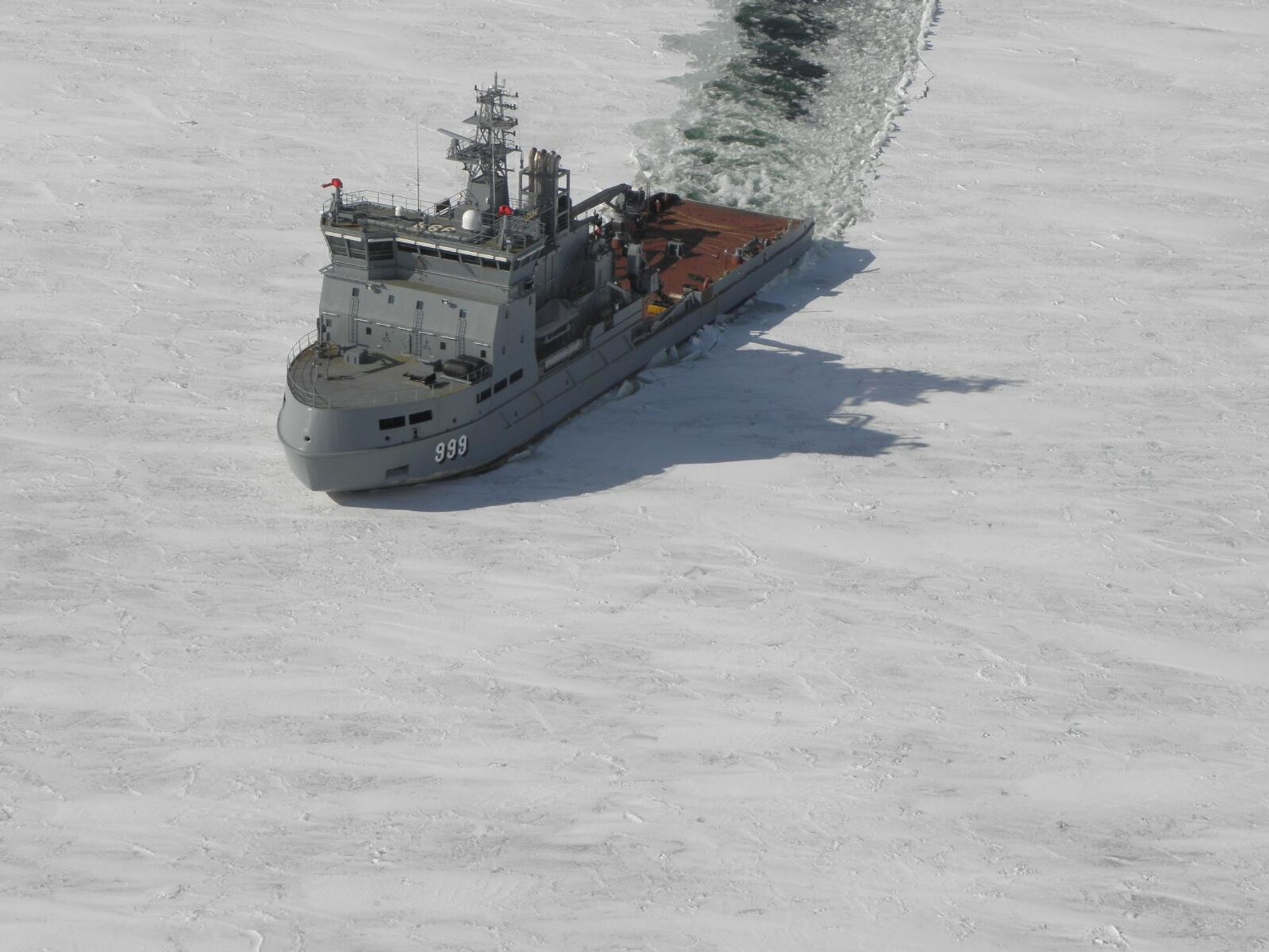 The Louhi, a unique Finnish multipurpose vessel design by ILS Oy Ship Design & Engineering with impressive icebreaking capabilities. The Louhi, a unique Finnish multipurpose vessel design by ILS Oy Ship Design & Engineering with impressive icebreaking capabilities. - Sputnik International, 1920, 11.02.2024