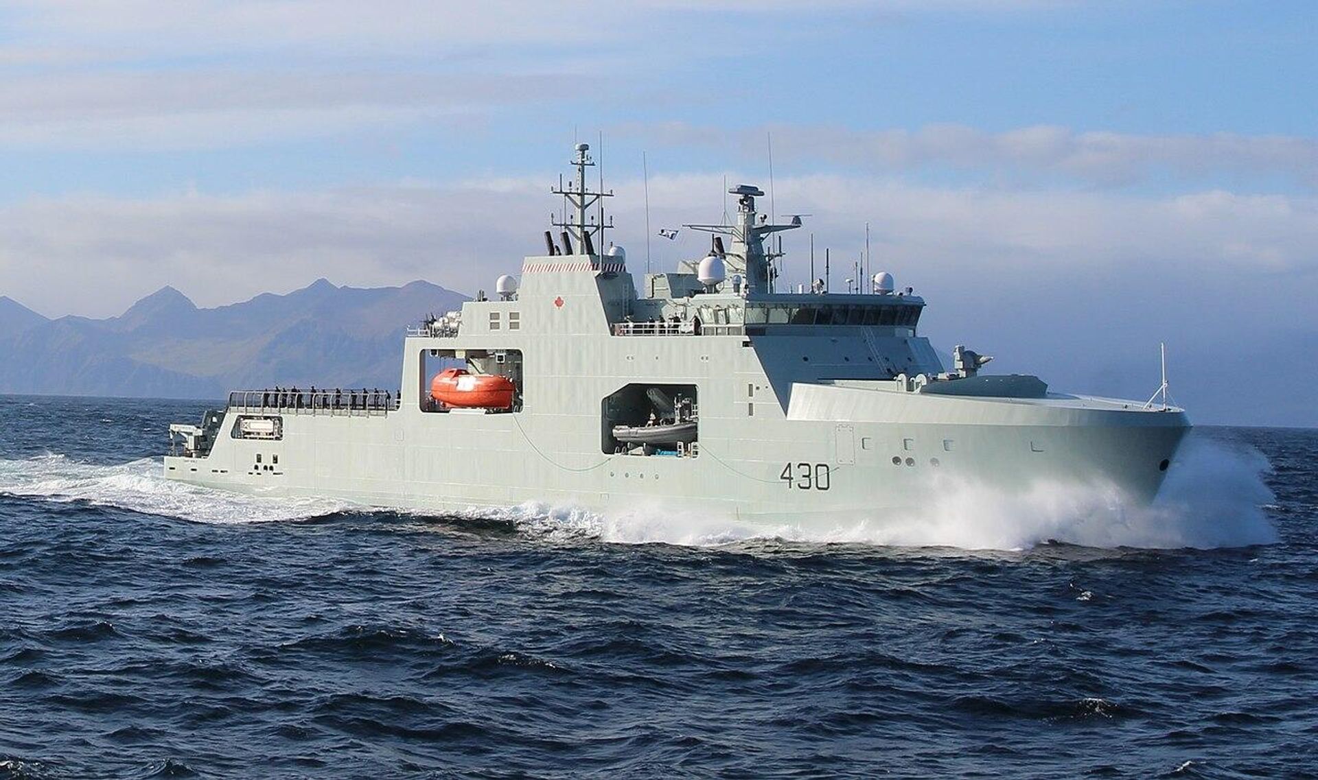 HMCS Harry DeWolf on patrol in Dutch Harbor, September 2021. HMCS Harry DeWolf on patrol in Dutch Harbor, September 2021. - Sputnik International, 1920, 11.02.2024