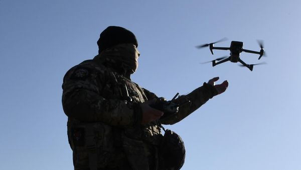  A Russian serviceman demonstrating drone capabilities during drills. File photo - Sputnik International
