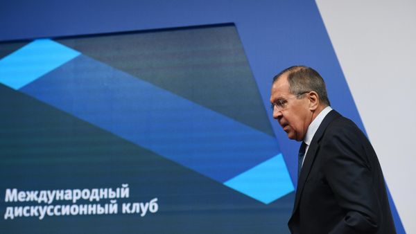 Russian Foreign Minister Sergey Lavrov at the Valdai Discussion Club in Moscow - Sputnik International