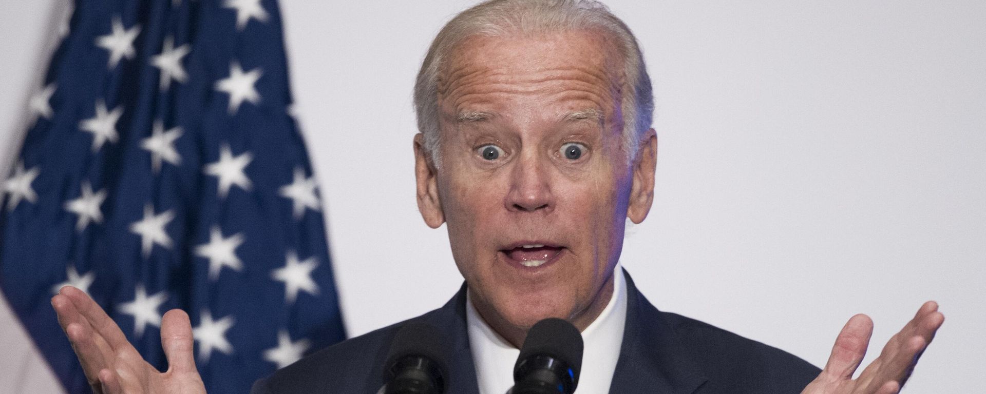 Vice President Joe Biden speaks on U.S. policy towards the Western Hemisphere, Wednesday, Sept. 7, 2016, during the opening session of the 20th Annual CAF Conference, in Washington, Wednesday, Sept. 7, 2016 - Sputnik International, 1920, 12.03.2024