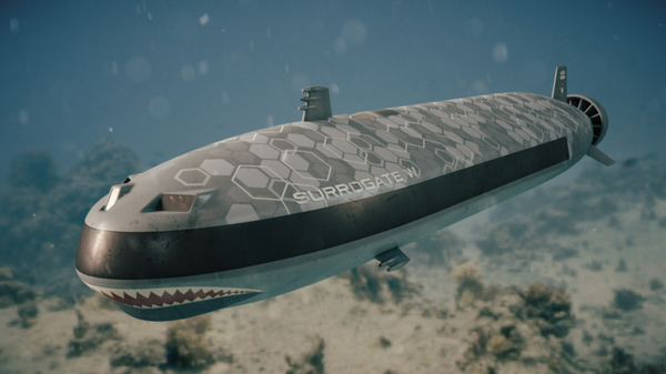 Render of Surrogat-V unmanned underwater vehicle. - Sputnik International