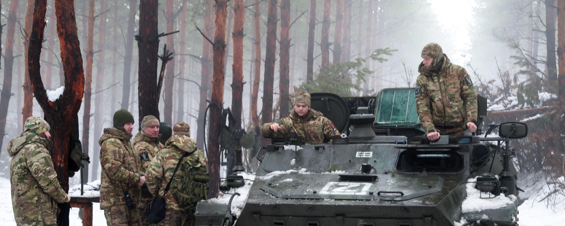Russian servicemen are seen in the special military operation zone. File photo - Sputnik International, 1920, 08.03.2024