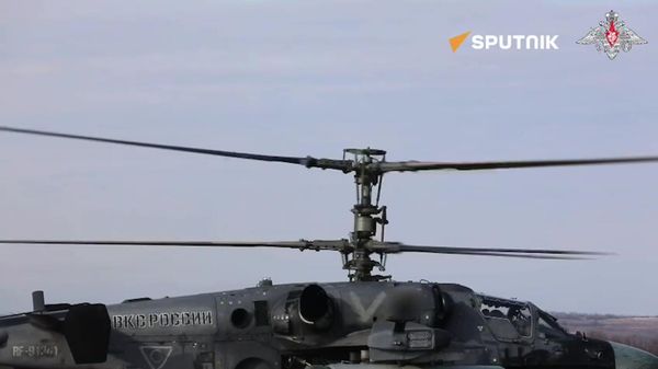 Army aviation strike groups continue to operate in the Krasny Liman area - Sputnik International