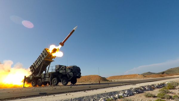 A Patriot missile taking off - Sputnik International