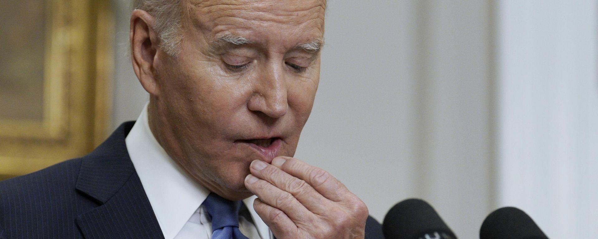 US President Joe Biden speaks during a news conference - Sputnik International, 1920, 04.03.2024