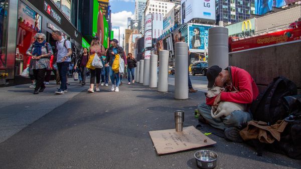 People walk at the Times Square in Manhattan, New York, USA. - Sputnik International