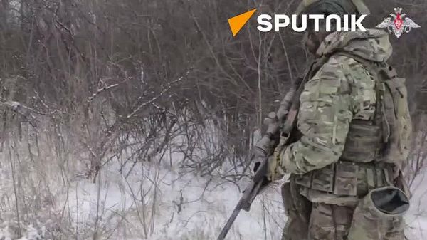 Russian sniper units continue to carry out combat missions near Kupyansk - Sputnik International