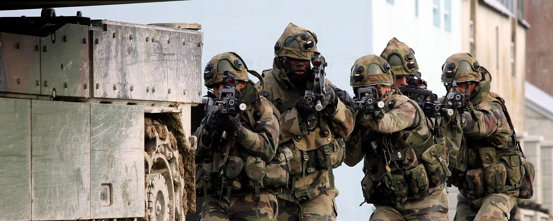 French army infantrymen are seen taking part in military drills. File photo - Sputnik International, 1920, 09.03.2024