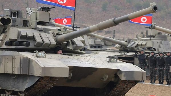 A training competition involving tank units of the Korean People's Army (KPA) - Sputnik International