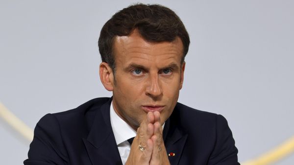 French President Emmanuel Macron speaks during a news conference ahead of the G7 Summit, at the Elysee Palace in Paris, Thursday, June 10, 2021 - Sputnik International