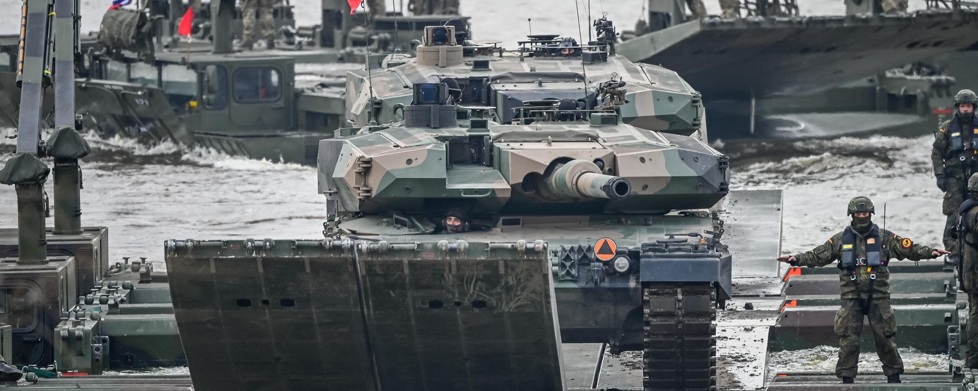 German Leopard 2A4 takes part in NATO's Steadfast Defender 2024 drills in Poland. File photo. German Leopard 2A4 takes part in NATO's Steadfast Defender 2024 drills in Poland. File photo. - Sputnik International, 1920, 20.03.2024