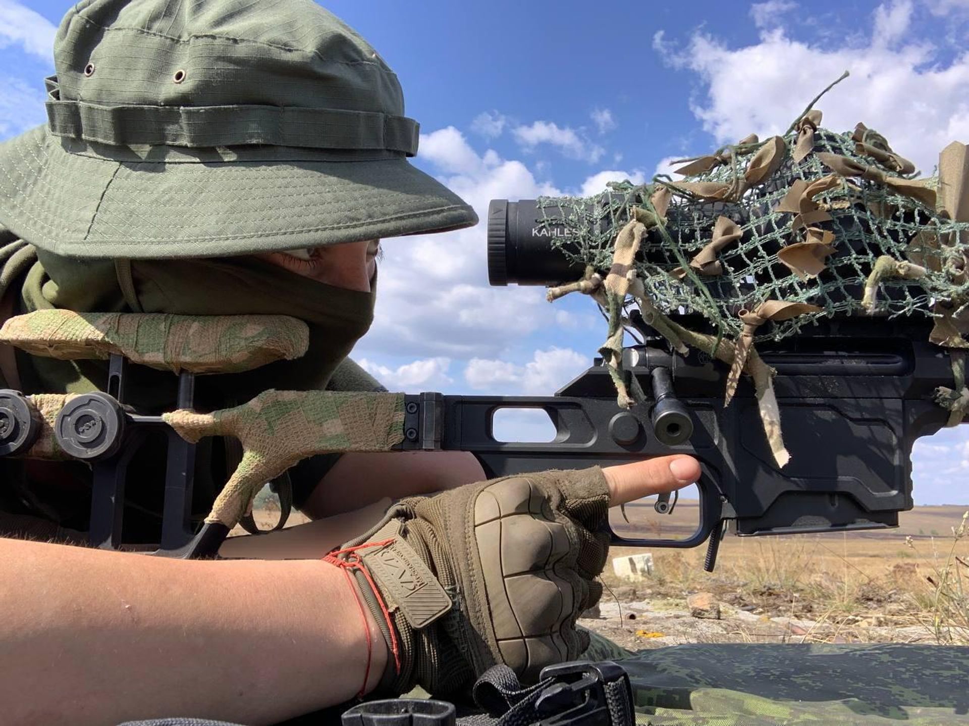 Female sniper callsign Chernika in the zone of the special military operation - Sputnik International, 1920, 22.03.2024