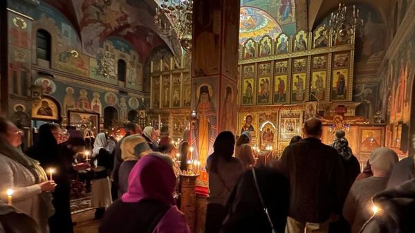 Memorial service at the Cathedral of St. John the Baptist in Washington, D.C., in memory of those killed in the terrorist attack at Crocus City Hall. - Sputnik International