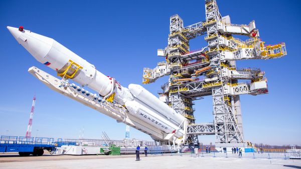Angara-A5 rocket at a launch pad at the Vostochny Cosmodrome. - Sputnik International
