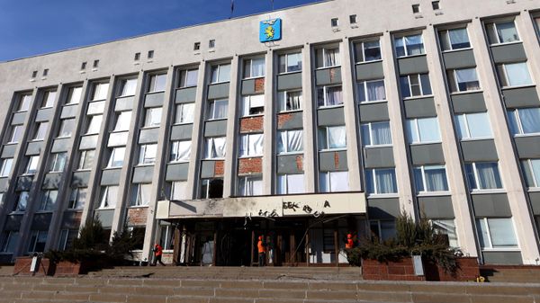 A view shows the damaged Belgorod city administration building, following an alleged Ukrainian drone attack in Belgorod, Russia - Sputnik International