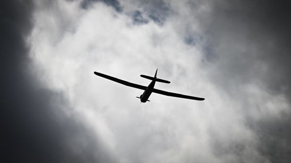 Orlan-30 military drone patrolling the Avdeyevka skies - Sputnik International