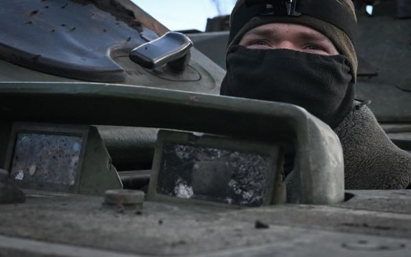 Driver tests the restored IFV.  - Sputnik International