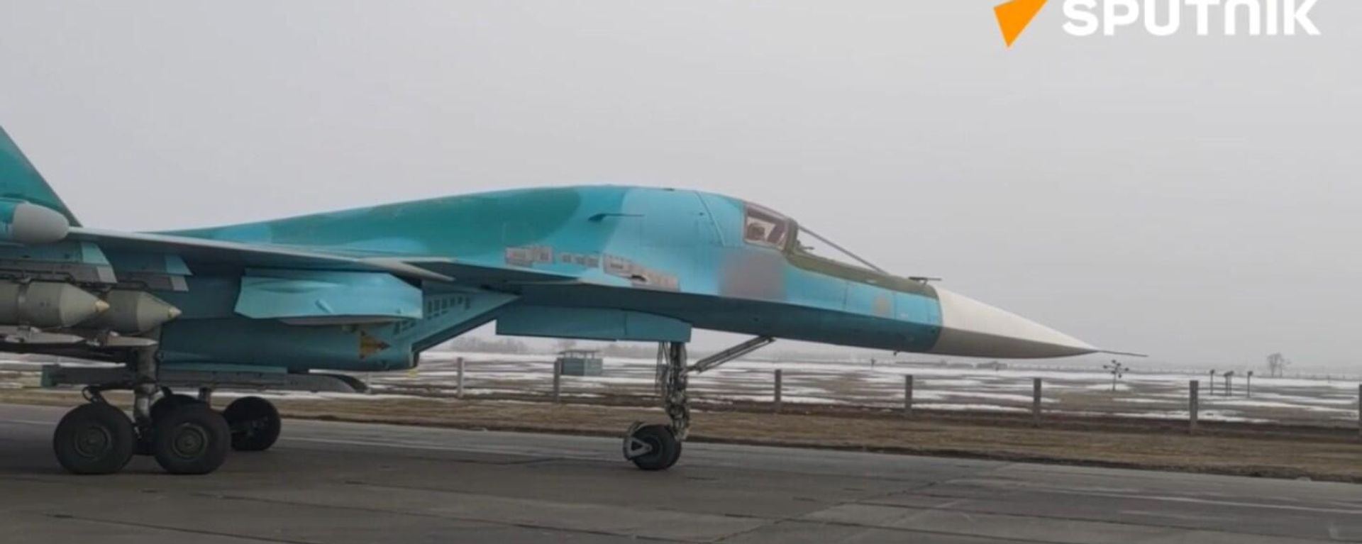 Frontline Su-34 bombers attacked the Ukrainian military with ODAB-500 aerial bombs - Sputnik International, 1920, 04.04.2024
