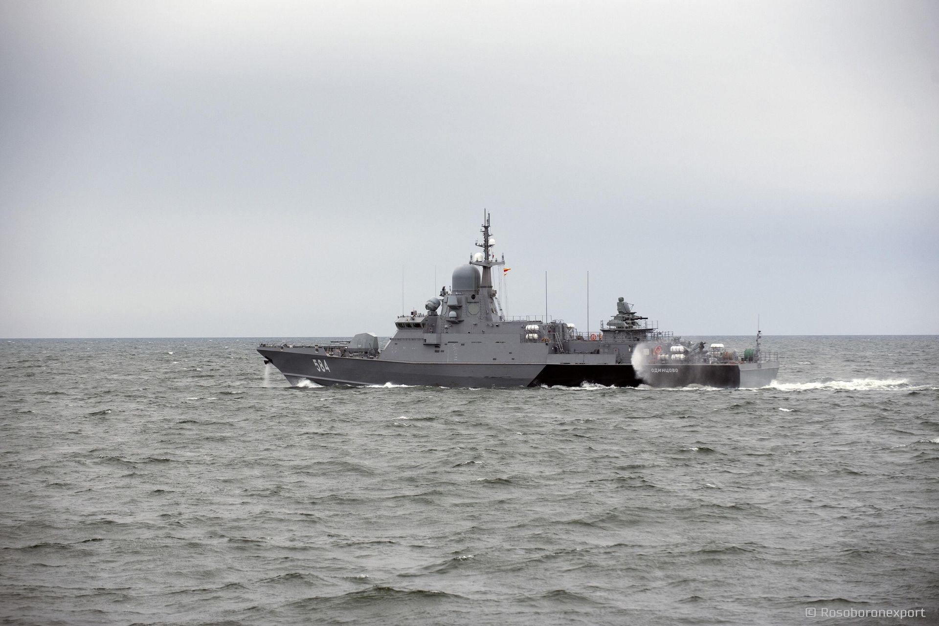 Odintsovo small missile ship armed with Pantsir-M combined SAM/CIWS system. - Sputnik International, 1920, 07.04.2024