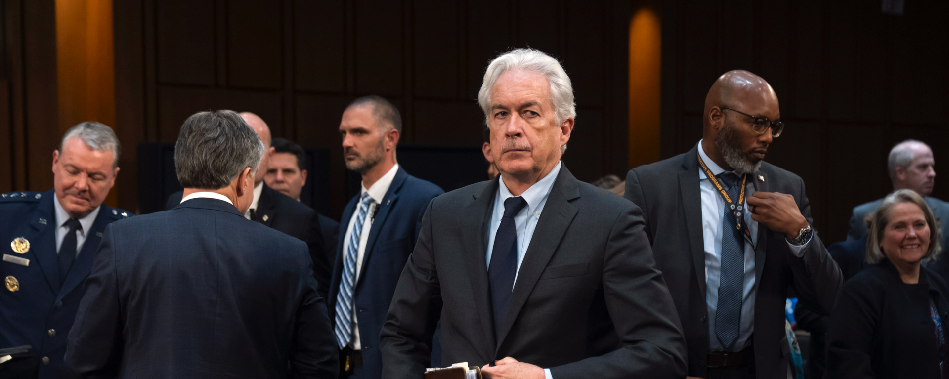 CIA director William Burns prepares to leave after the open portion of a hearing of the Senate Intelligence Committee on Capitol Hill, Monday, March 11, 2024, in Washington.  - Sputnik International, 1920, 09.04.2024