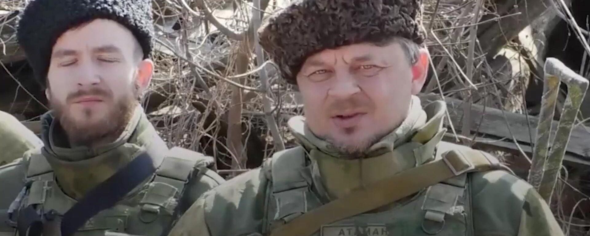 Senior Cossack leader Nikolai Dyakonov recorded an address to France's President Emmanuel Macron - Sputnik International, 1920, 09.04.2024