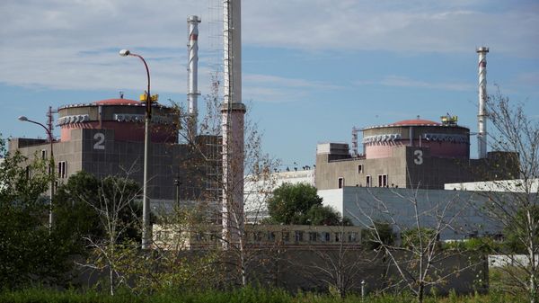 This photo taken on September 11, 2022 shows a general view of the Zaporozhye Nuclear Power Plant. - Sputnik International