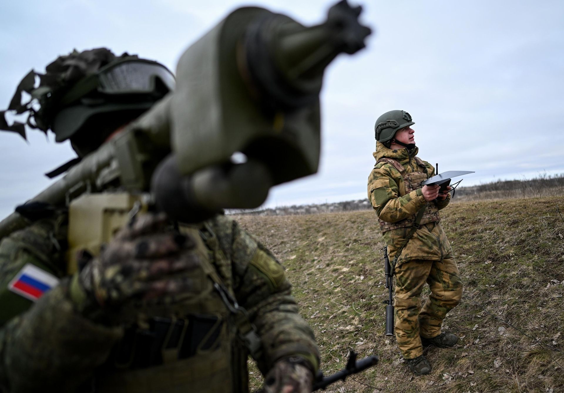 Russian soldiers in the zone of the special military operation in Ukraine. - Sputnik International, 1920, 03.09.2025