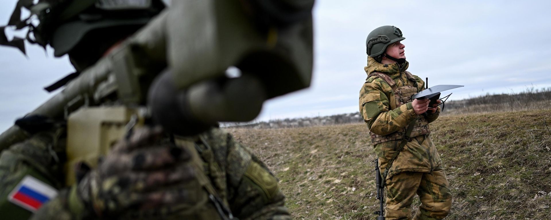 Russian soldiers in the zone of the special military operation in Ukraine. Russian soldiers in the zone of the special military operation in Ukraine. - Sputnik International, 1920, 29.09.2025