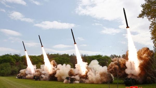 North Korea's first combined tactical exercise simulating nuclear counterattack. - Sputnik International