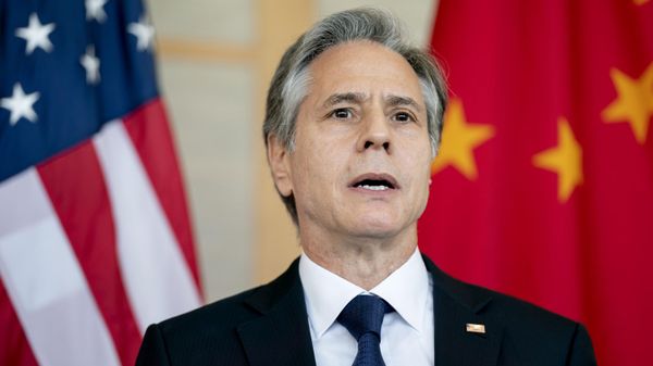 US Secretary of State Antony Blinken attends a meeting with China's Foreign Minister Wang Yi in Nusa Dua on the Indonesian resort island of Bali, Saturday, July 9, 2022 - Sputnik International
