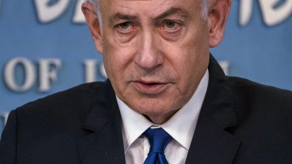 Israeli Prime Minister Benjamin Netanyahu speaks during a joint press conference with the German Chancellor after their meeting in Jerusalem on March 17, 2024. - Sputnik International