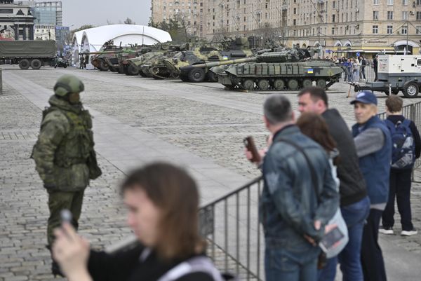 More than 30 units of military equipment from 12 countries, including the United States, United Kingdom, Germany, France, Turkiye, Sweden, South Africa, Finland, Australia, Austria, and Ukraine, were presented to visitors. - Sputnik International