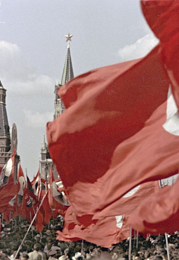 Moscow marks May 1. A festive workers' demonstration on Red Square. - Sputnik International