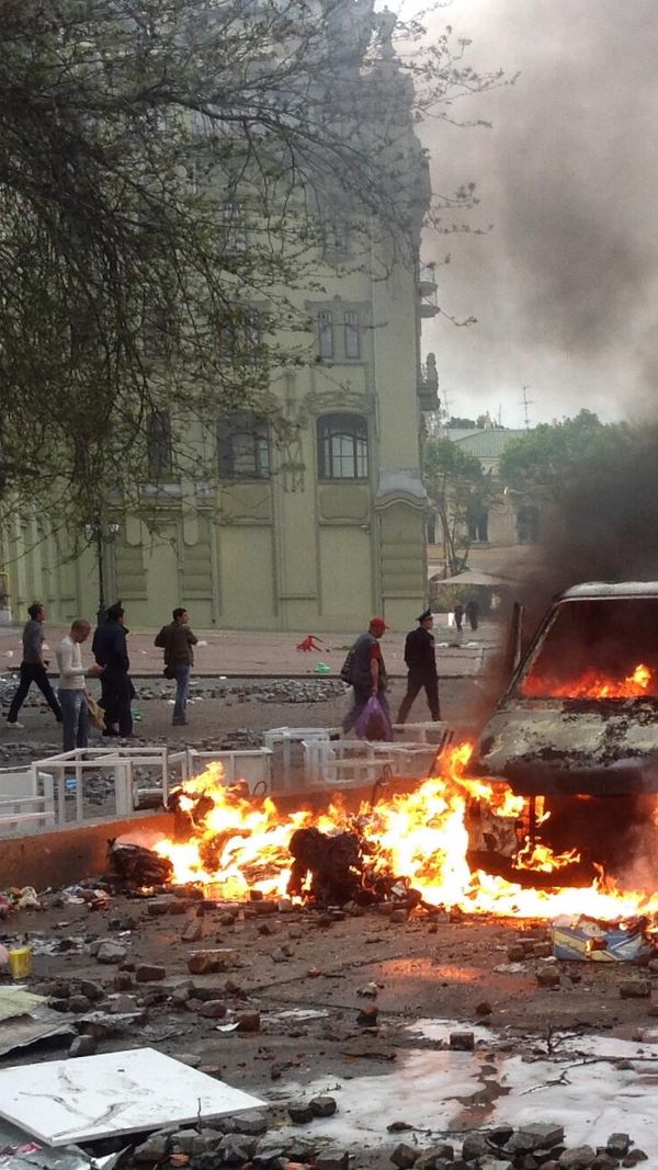 Mass riots in Odessa on May 2, 2014 - Sputnik International