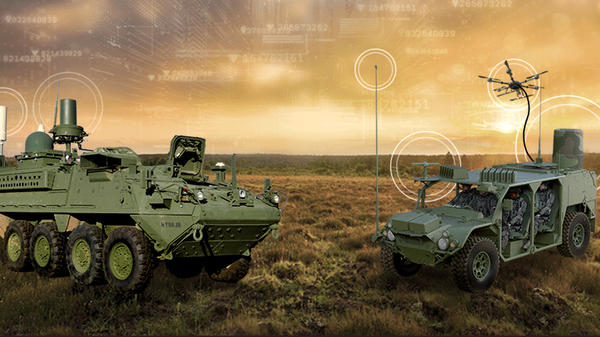 Illustration from General Dynamics promotional brochure on US electronic warfare systems. - Sputnik International