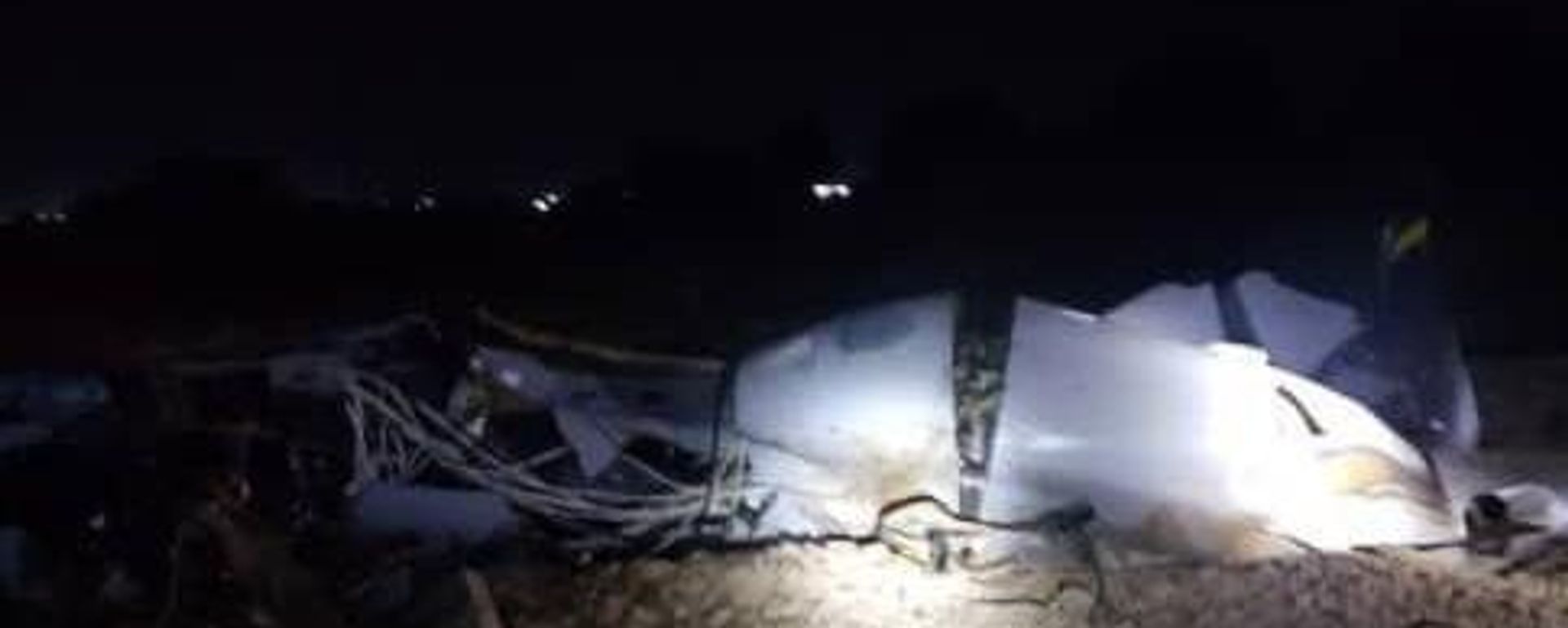 Social media footage shows what appears to be another US Reaper drone downed by the Houthis over Yemen. - Sputnik International, 1920, 17.05.2024
