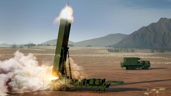 Artist notional rendering of the Long Range Hypersonic Weapon 'Dark Eagle' program. - Sputnik International