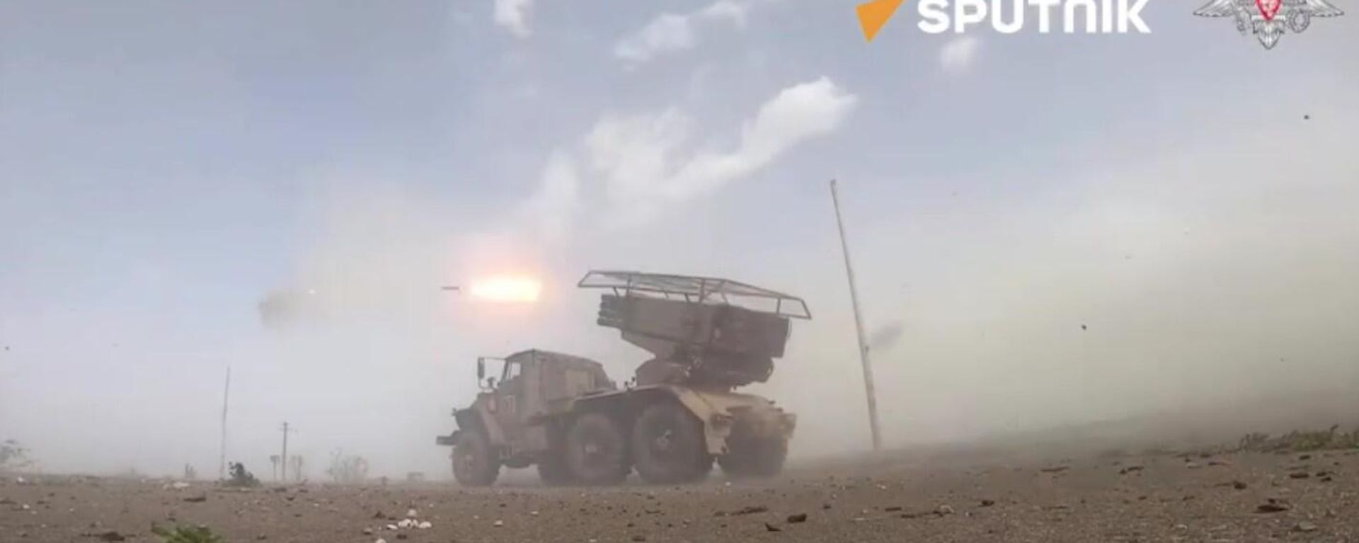 Russian BM-21 Grad MLRS wipes out Ukrainian manpower and hardware concentration area in the Avdeyevka area - Sputnik International, 1920, 23.05.2024