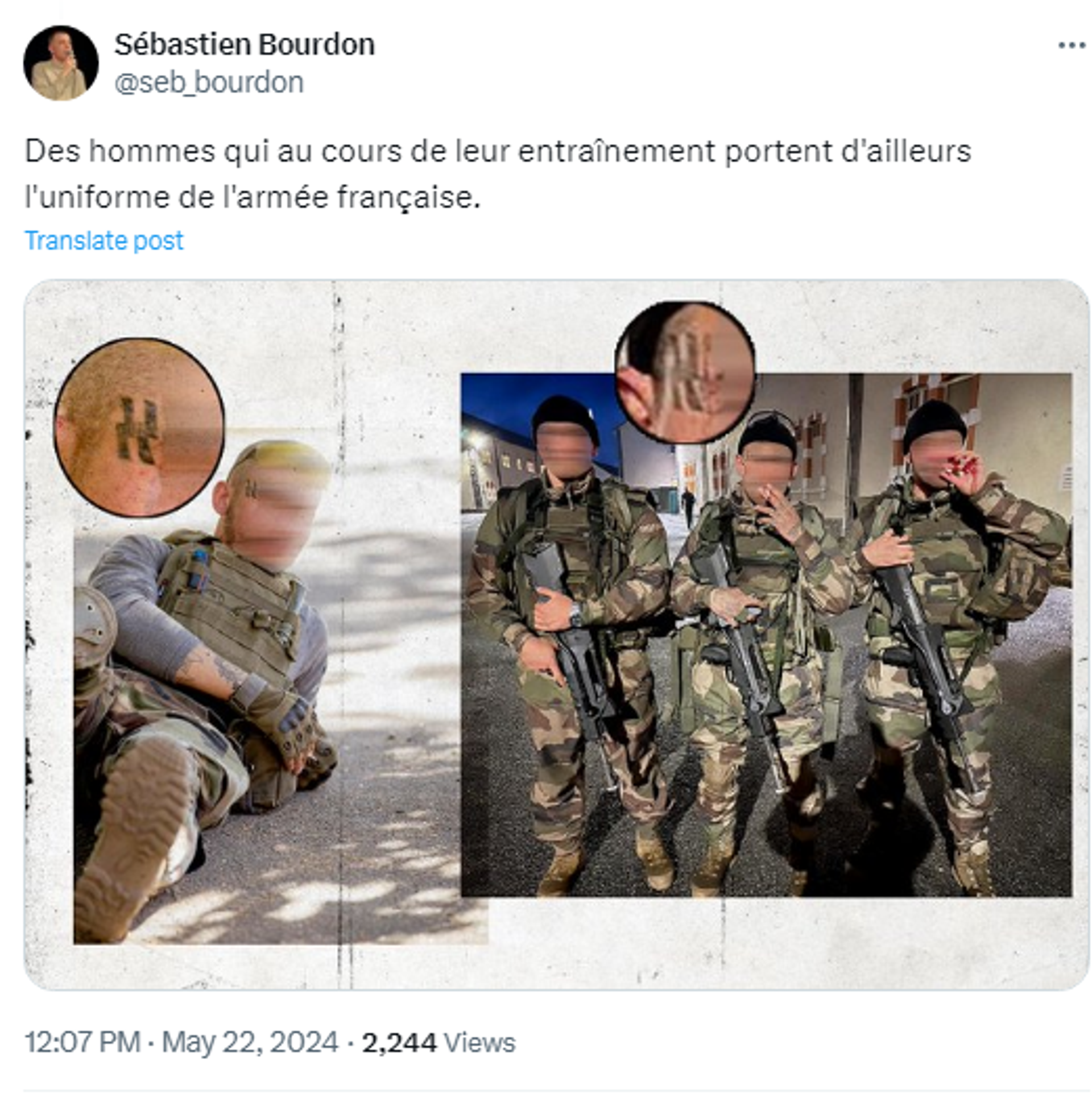 Screenshot of X post by French investigative journalist Sébastien Bourdon. - Sputnik International, 1920, 24.05.2024