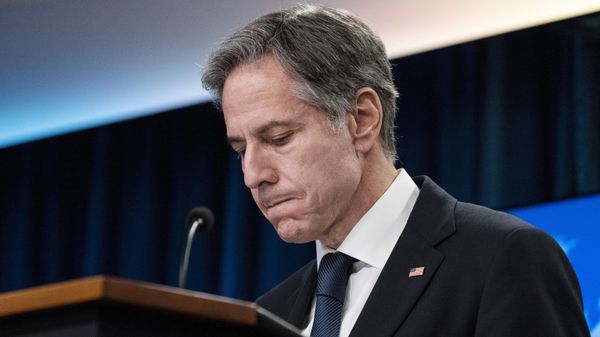 Secretary of State Antony Blinken pauses while speaking about Afghanistan during a media briefing at the State Department, Wednesday, Aug. 25, 2021, in Washington - Sputnik International