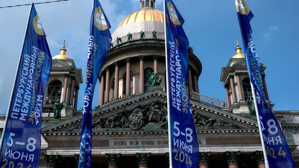 Preparations for SPIEF 2024 in St.Petersburg. File photo Preparations for SPIEF 2024 in St.Petersburg. File photo - Sputnik International